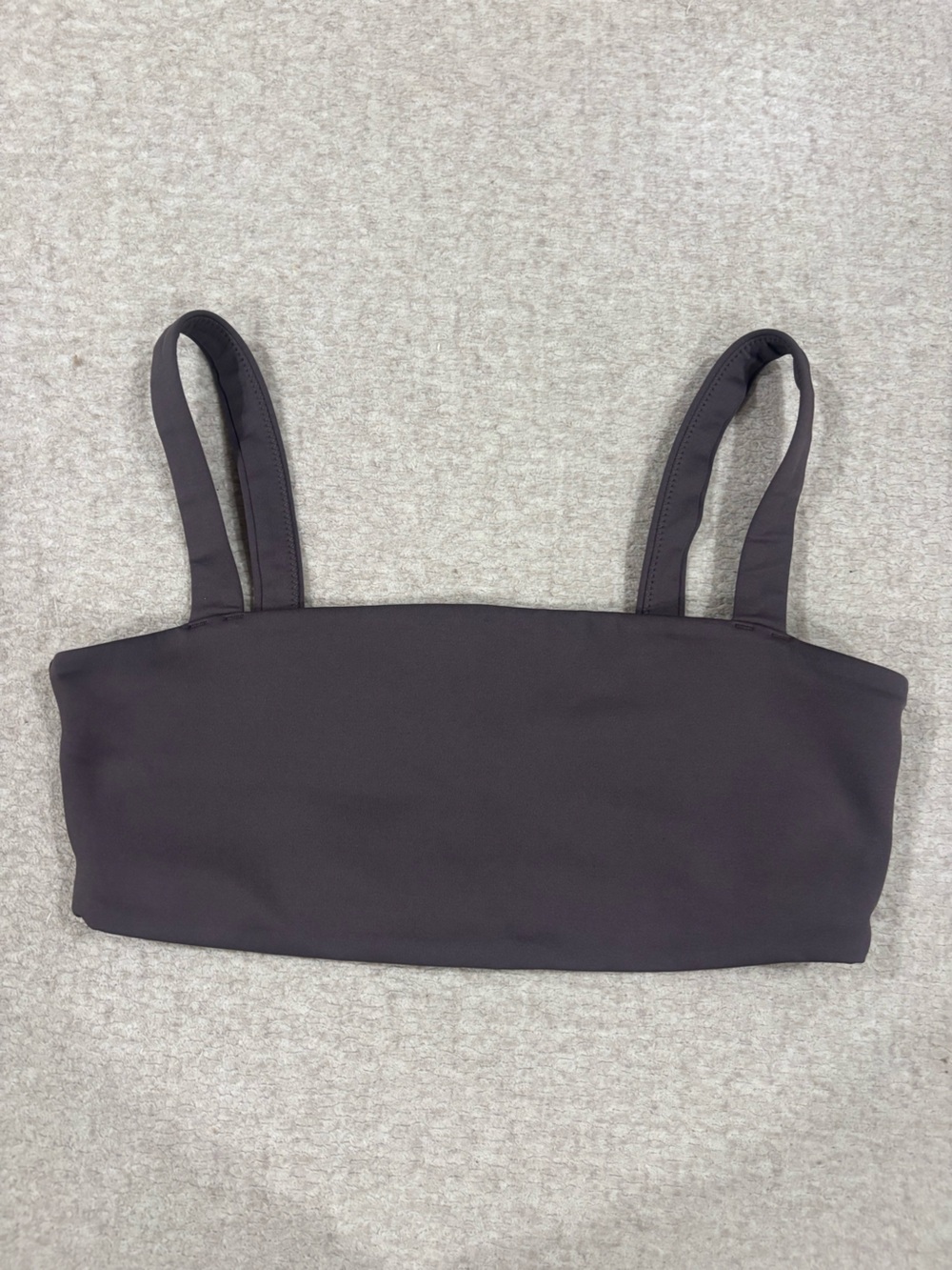 Vuori Brown Sports Bra Tank with Straps